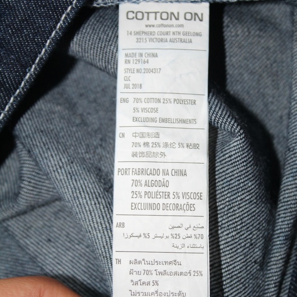 (Cotton On)Denim A-Line Mini Skirt (I Take Offers) - Picture 4 of 8